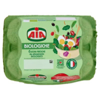 Aia Biologiche 6 Uova Fresche Da Allevamento Biologico 330 g