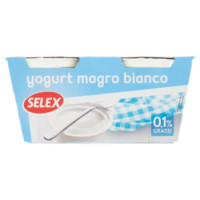 Selex Yogurt Magro Bianco 2x125 g