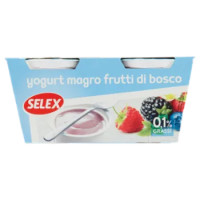 Selex Yogurt Magro Frutti Di Bosco 2x125 g