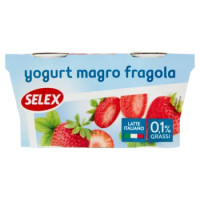 Selex Yogurt Magro Fragola 2x125 g