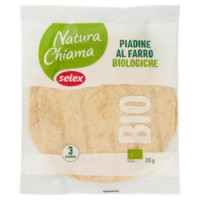 Selex Natura Chiama Piadine Al Farro Biologiche 3x75 g