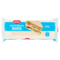 Selex Pane Per Tramezzini Bianco 250 g