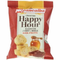CROSTINI AL BBQ, MIELE E CURRY HAPPY HOUR PANEALBAGR.50
