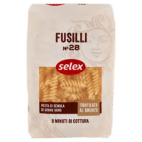 Selex Pasta Di Semola Trafilata Al Bronzo Fusilli 500 g