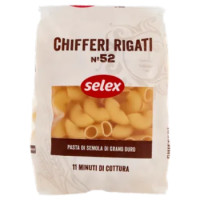 Selex Pasta Di Semola Trafilata Al Bronzo Chifferi Rigati 500 g