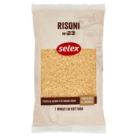 Selex Pasta Di Semola Trafilata Al Bronzo Risoni 500 g