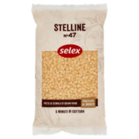 Selex Pasta Di Semola Trafilata Al Bronzo Stelline 500 g
