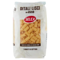 Selex Pasta Di Semola Trafilata Al Teflon Ditali Lisci 500 g