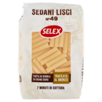 Selex Pasta Di Semola Trafilata Al Bronzo Sedani Lisci 500 g