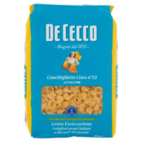 De Cecco Conchigliette Lisce N°52 500 g