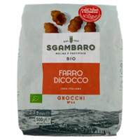Sgambaro Bio Farro Dicocco Gnocchi N°44 500 g