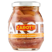 Zarotti Filetti Di Alici Classici In Olio Di Semi Di Girasole 140 g