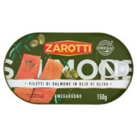 Zarotti Filetti Di Salmone In Olio Di Oliva 150 g