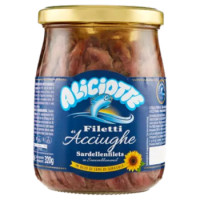 L'Isola D'Oro Aliciotte Filetti Di Acciughe In Olio Di Semi Di Girasole 580 g