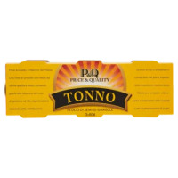 P&Q Tonno In Olio Di Semi Di Girasole 3 x 80 g