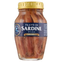 L'Isola D'Oro Filetti Di Sardine Distese In Olio Di Semi Di Girasole 160 g