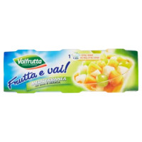 Valfrutta Frutta e Vai! Mediterranea Con Succo Di Arancia 3 x 135 g