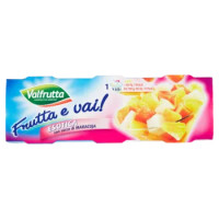 Valfrutta Frutta e Vai! Esotica Con Succo Di Maracuja 3 x 85 g