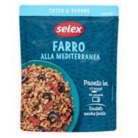Selex Cereali Cotti a Vapore Farro Alla Mediterranea 220 g