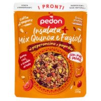 Pedon I Pronti Insalata + Mix Quinoa e Fagioli Al Peperoncino e Paprika 220 g
