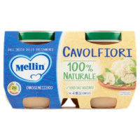 Mellin Cavolfiori 100% Naturale Omogeneizzato 2 x 125 g