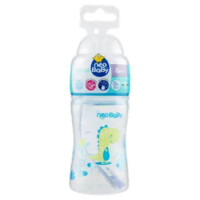 Neo Baby Biberon Plastica Collo Largo 150 Ml 0m+ Dino Blu