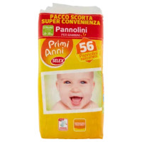 Selex Primi Anni Pannolini Per Bambini Extra Large 16-30 Kg 56 Pezzi