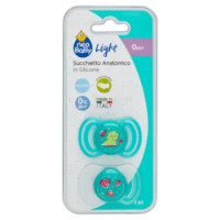 Neo Baby Light Succhietto Anatomico In Silicone 0m+ Dino Verde 2 Pz