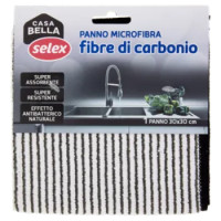 Selex Casa Bella Panno Microfibra Fibre Di Carbonio Cm. 30x30