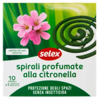 Selex Spirali Profumate Alla Citronella 10 Pezzi