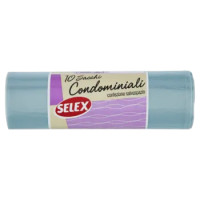 SELEX - SACCHI CONDOMINIALI TRASPARENTE CON LEGACCIO - CM. 70X110