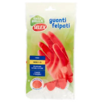 Selex Casa Bella Guanti Felpati Misura Media (7-7,5)