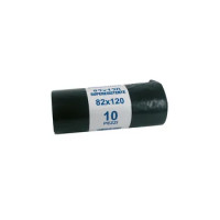 SACCO NERO SUPERGIGANTI EUROPLAST CM.82X120 10 PEZZI