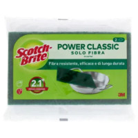 Scotch-Brite® Power Classic Solo Fibra, 2 Pezzi