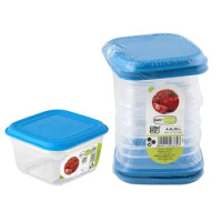 GIO' STYLE SET 4 CONTENITORI ERMETICI QUADRATI 0,25 L
