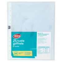 Selex Buste In PPL Forate Goffrate Formato A4