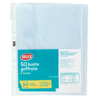 Selex Buste In PPL Forate Goffrate Formato A4
