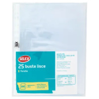 Selex Buste In PPL Forate Lisce Formato A4