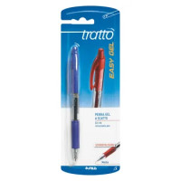 PENNA A SCATTO ''TRATTO EASY GEL'' - COLORI BLU O ROSSO