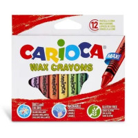 CARIOCA PASTELLI A CERA JUMBO 12 PEZZI