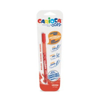 CARIOCA ERASABLE PEN OOPS 1 PEZZO ROSSO