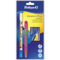 SET GRAND PRIX PELIKAN SFEROGRAFICA + SUPER PIRAT + ASTUCCIO CARTUCCE