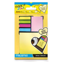 DISPENSER SET NOTES ADESIVI MITAMA STICK IT 6 BLOCCHETTI + BOX PER SCRIVANIA