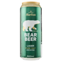 Harboe Premium Bear Beer Lager Pure Malt Imported 500 Ml
