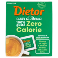 Dietor Cuor Di Stevia Zero Calorie Bustine 30 x 1 g