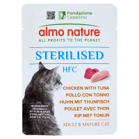 Almo Nature HFC Sterilised Adult & Mature Cat Pollo Con Tonno 50 g