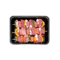 Spiedino Suino Con Salsiccia Di Pollo