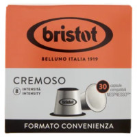 Bristot Cremoso 30 Capsule Compatibili Nespresso* 165 g