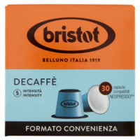 Bristot Decaffè 30 Capsule Compatibili Nespresso* 165 g