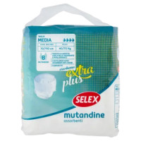 Selex Mutandine Assorbenti Pants Extra Plus Misura Medium 8 Pezzi